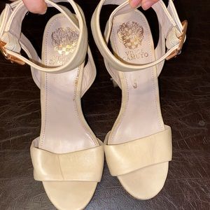 Vince Camuto  Ankle Wrap Studded Heel